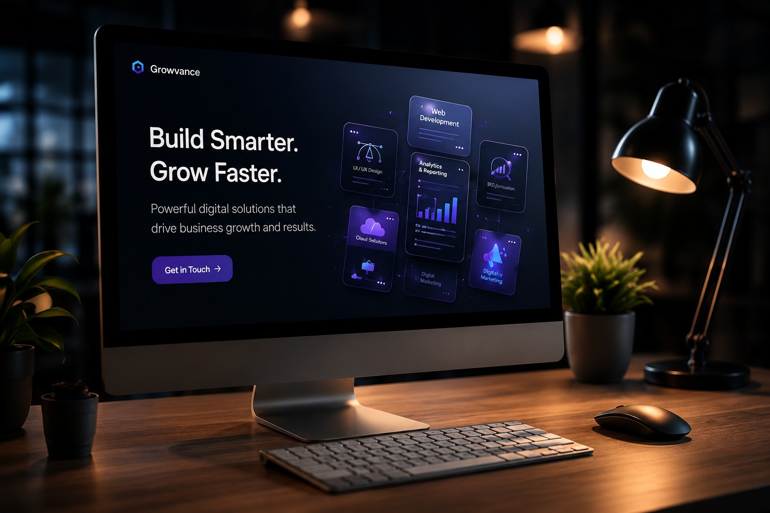 Screenshot of a product launch landing page built by DeepAbi